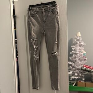 American Eagle Grey skinny Jeans